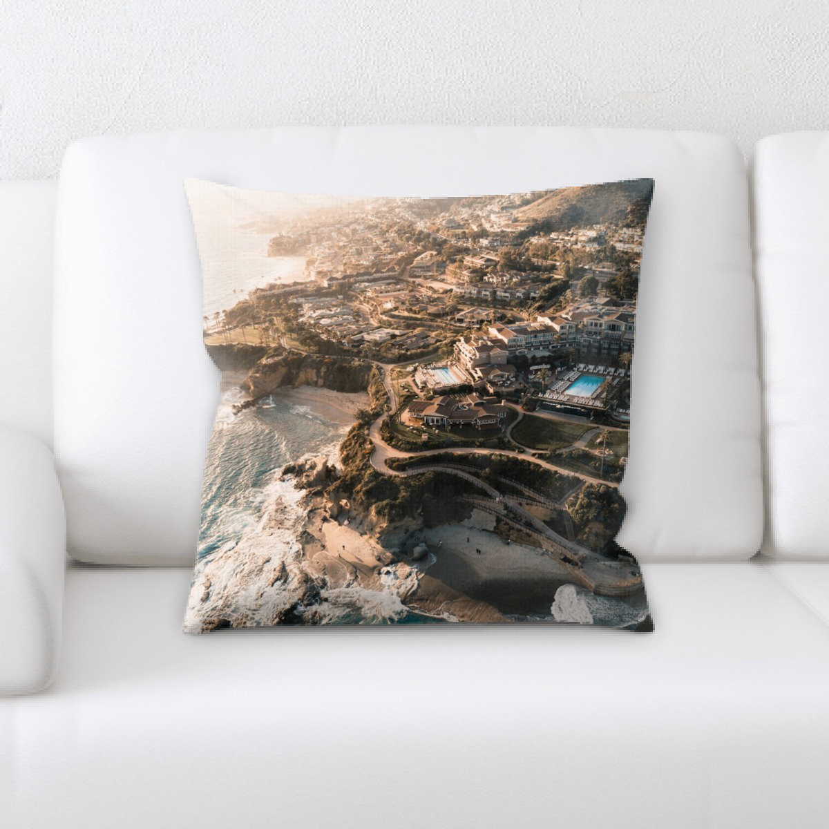 Latitude Run® Kezar Mountain and Cliffs Square Pillow Cover